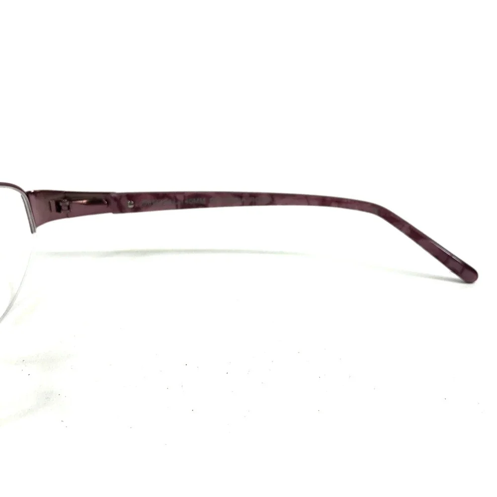 Clear Vision Eyeglasses Frames SOFIA ROSE Pink Purple Oval Half Rim 58-18-140